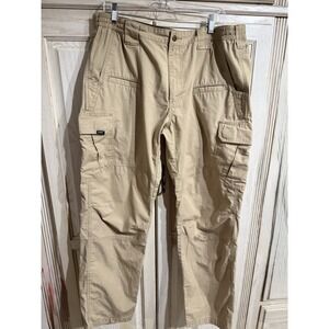 CQR Pants Mens 38x34 KhakiTactical Ripstop Cargo Outdoor Hiking Workwear Pockets